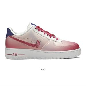 Very Rare Women's Nike Kay Yow Air Force One AF1 8.5 Pink White Barely Worn